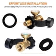 thumbnail image 4 of 10Pcs Propane Tank Gasket & Soft Rubber O-Rings for All Nose POL Fittings, Hose Seal Rings - Gas Leakage Prevent, Fit Adapters, Valves, Regulators, Connectors etc, 4 of 4