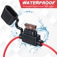 thumbnail image 4 of Soporte impermeable en línea Fuse Shimeyao de 18 AWG con fusibles de 7,5 A, 4 of 7