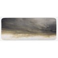 thumbnail image 1 of Clouds Kitchen Mat, Heavy Storm Clouds in Dark Sky Hurricane Weather Cloudscape Mass of Liquid Droplets Image, Plush Decorative Kitchen Mat with Non Slip Backing, 47" X 19", Grey, by Ambesonne, 1 of 1