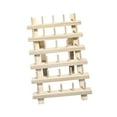 thumbnail image 1 of Estante para hilo de coser, soporte para conos, organizador de hilo de madera resistente para 30 carrete, 1 of 9