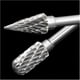 thumbnail image 2 of 10Pcs 1/8' Shank Tungsten Carbide Milling Cutter Rotary Steel HighSpeed Steel Cone Drill Set Diamond Drill, 2 of 5