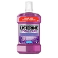 thumbnail image 1 of Listerine Total Care Antiseptic Mouthwash for Gingivitis and Teeth Plaque - Contains Thymol, Menthol, and Eucalyptol as essential oils, 1.5 L, 1 of 15