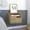 Beige, variant on Single Drawer for Storage | Multipurpose Use in Bedroom or Living Area | Dual-Tiered Surfaces for Decor