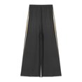 thumbnail image 7 of Zaldita Women Palazzo Pant Loose Fit Elastic Waist Wide Leg for Yoga Praise Dance Training Black XXL, 7 of 7