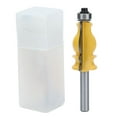 thumbnail image 3 of 8mm Shank Router Bit, Handrail Milling Cutter Labor Saving Heat Resistant Coating Durable Alloy Blade High Efficiency Carbon Steel  For Wood Processing Fishtail, 3 of 8