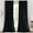 Black, variant on SSyao Velvet Blackout Curtain Panels Top Rod Pocket Heavyweight, Solid Panels Soft Velvet Window Drapes, Set of 2 Pieces.-52"W x 63"L (Pack of 2)-Off-white