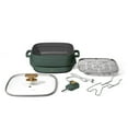 Beautiful 5 in 1 Electric Skillet Expandable up to 7 Qt with Glass