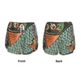 thumbnail image 3 of Pofeuu Rich Fish Print Women's Athletic Shorts Running Workout Shorts Tummy Control Quick Dry Gym Shorts with Pockets Double layer sports shorts-X-Large, 3 of 7