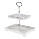 thumbnail image 4 of Bandeja Escalonada de Madera con Soporte Resistente Plato de Frutas Exhibidor de Postres y Accesorios para Mesa Adecuado para Reuniones Decoración de Rectángulo, 4 of 8