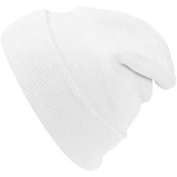 Nvzi -b 911 Unisex Plain 12 inch Long Beanie - Many Colors