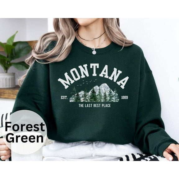 Soft Montana Sweatshirt: Unisex Crewneck, Cozy Style Tshirt All Size S-5XL