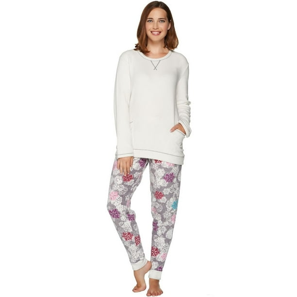 ClimateRight by Cuddl Duds Cuddl Duds Stretch Fleece Novelty Pajama