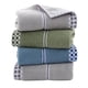thumbnail image 5 of Nvzi 1 toalla de mano de algodón puro para baño, toalla de mano suave y supersuave de algodón, muy absorbente, para ducha, piscina, spa, gimnasio, uso diario, 32 x 73 cm (gris)., 5 of 5