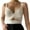 181#White, variant on Women's Workout Sports Bras Fitness Padded Backless Yoga Crop Tank Top Twist Back Cami