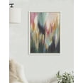thumbnail image 5 of Kate and Laurel Sylvie Brushstroke 135 Framed Canvas Wall Art by Jessi Raulet of Ettavee, 18x24 White, Decorative Abstract Art Print for Wall, 5 of 6