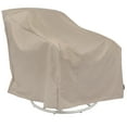 thumbnail image 2 of Modern Leisure Basics Patio Swivel Lounge Chair Cover, 37.5"L x 39.25"W x 38.5"H, 2-Pack, Beige & Black, 2 of 14