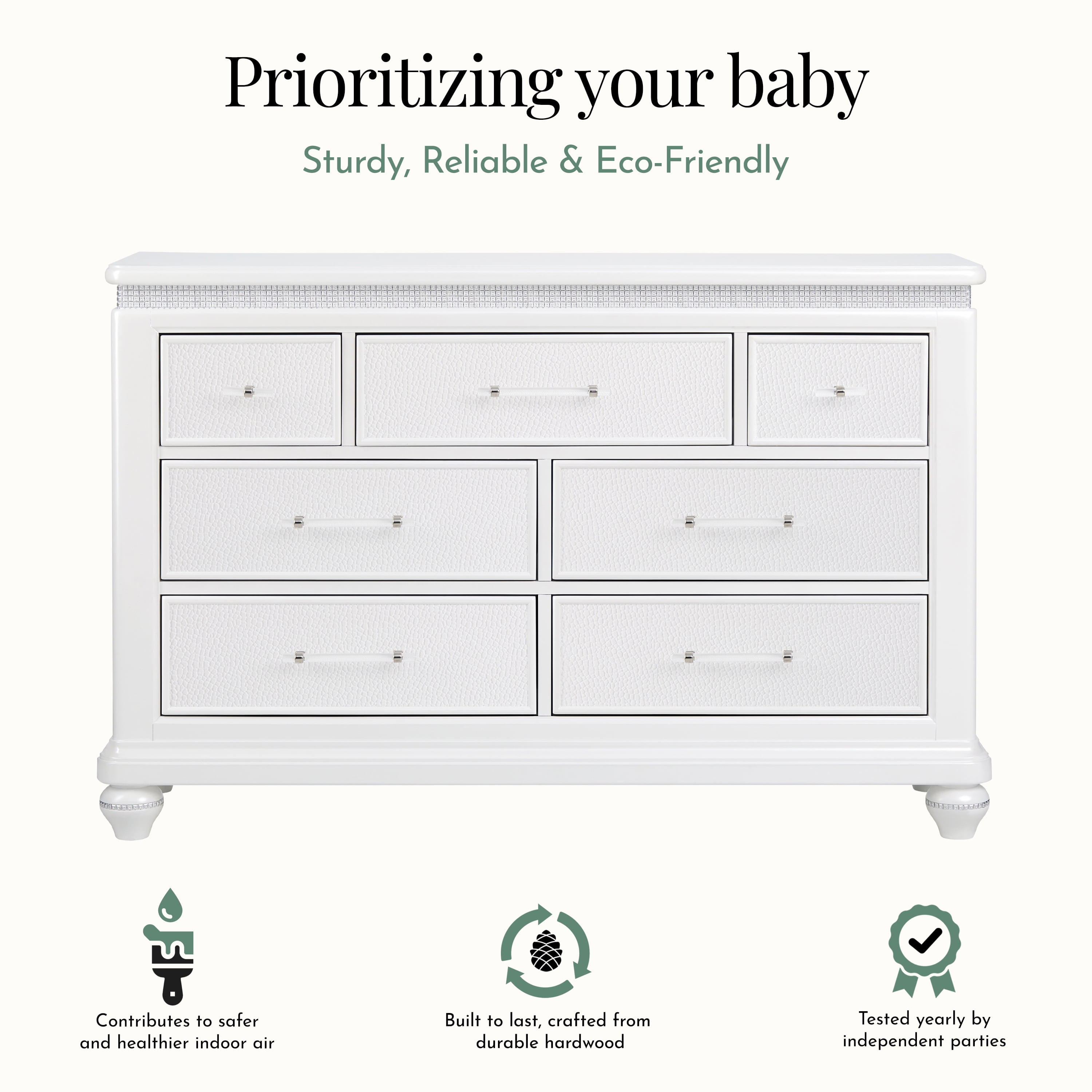 Evolur Nova Double Dresser, Stardust