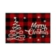 thumbnail image 2 of Juego de 1 mantel individual navideño | Adornos navideños con motivo de murciélago | Manteles individuales antideslizantes, impermeables y resistentes al calor para el comedor | Rojo, verde y blanco, 2 of 6