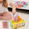 thumbnail image 4 of Caja de pañuelos para bebé, autobús, cajón, toalla de mano para juguete sensorial, motricidad fina estilo B, 4 of 8