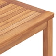 thumbnail image 5 of vidaXL Garden Dining Table 160x80x77 cm Solid Teak Wood, 5 of 5
