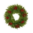 thumbnail image 2 of Hometravel Simulated Christmas Wreath, Artificial Pine Door Window Decoration, All-Season Holiday Wreath for Indoor Outdoor Display on Wall, Entrance, 2 of 6