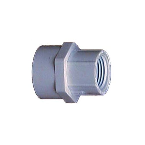 Genovaproducts 3 4 X 1 2 Pvc Sch 40 Reducing Female Adapter Set Of 10 Walmart Com Walmart Com