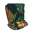 thumbnail image 2 of KLL Tropical Tribe Mask Pirnt Wicking Running Beanie Head Wrap Cycling Bandana for Men Women, 2 of 8