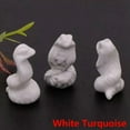 thumbnail image 2 of CUITING Natural Quartz Crystal Gemstone Snake Carved Healing Mini Reiki Serpent Statue-Rose quartz, 2 of 6