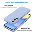 thumbnail image 3 of Galaxy A15 6.5" 5G Case,Samsung A15 6.5" Basic Case [Frosted] Shockproof Case Liquid Silicone Gel Rubber Soft TPU Anti-slip Bumper Thin Matte Slim Phone Case Covers For Galaxy A15 6.5" 5G 2024,Purple, 3 of 6
