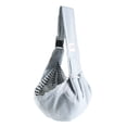 thumbnail image 2 of Transportín para mascotas Reversible, portátil, cómodo, arnés para mascotas, perros, gatos, bolso de hombro, bolsa suave para ir de compras, tienda de gris, 2 of 8