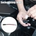 thumbnail image 2 of 2pcs Car LED Headlight Turn Signal Light Retrofit H1 H3 Pigtail Socket Wire Wiring Harness Adapter Connector, 2 of 6