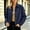 A89 Blue, variant on Women's Fall Coats Faux Suede Button Up Jackets Long Sleeve Lapel Neck Casual Tops Outwear Loose Fit Utility Shacket with Patch Pockets Spring Outerwear