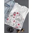 thumbnail image 3 of Istanbul Turkish Doodles T-Shirt Women -Image by Shutterstock, Female Large, 3 of 4
