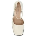 thumbnail image 4 of Journee Womens Evangeline Square Toe Stacked Heel Pumps, Widths Available, 4 of 9