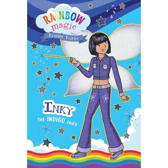 Rainbow Magic Rainbow Magic Rainbow Fairies Book #6: Inky the Indigo Fairy, Book 6, (Paperback)