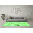 thumbnail image 3 of Ahgly Company Indoor Rectangle Patchwork Green Transitional Area Rugs, 3' x 5', 3 of 4
