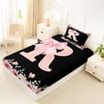 thumbnail image 4 of Erosebridal Princess Bow R Twin Sheet Sets, Spring Flower Bedding, 3pcs, 4 of 5