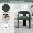 thumbnail image 6 of LUCKHAO Dining Chairs Set of 2,  Upholstered Barrel Kitchen Chair with Round Back & Arm, Multipurpose Comfy Accent Armchair for Dining Room Living Room, 6 of 8