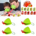 thumbnail image 1 of Set Frog Tongue Game de máscaras de rana con Blow Tongue, paquete de 4 máscaras, 1 of 7