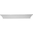 thumbnail image 1 of Ekena Millwork SH36X04X04DE 36-Inch W x 4 1/2-Inch H x 4 1/8-Inch P Dentil Shelf, 1 of 1