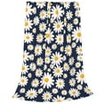 thumbnail image 2 of Pofeuu Daisy Floral Print Ultra-Soft Micro Fleece Blanket,for Bed Or Sofa,All Season Throw Blankets Flannel Blanket-40"x30", 2 of 7