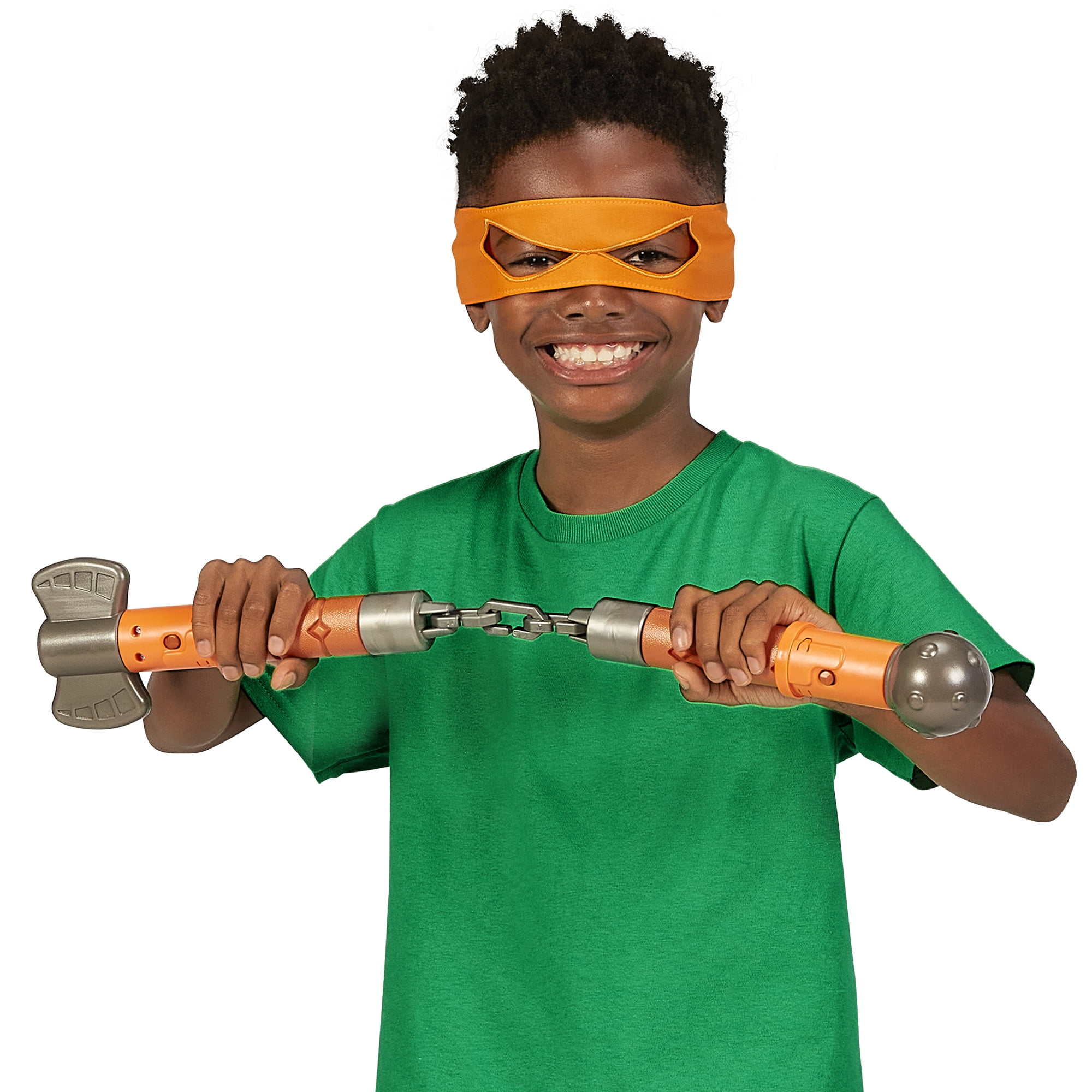 Tales of Teenage Mutant Ninja Turtles: Mutations Build N Battle Michelangelo Nunchuks Basic Role Play Set by Playmates Toys