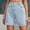 *Sky Blue, variant on ClodeEU Women's High Waisted Frayed Hem Denim Bermuda Shorts,Casual Summer Jean Shorts with Pockets Blue,Women's Plus L