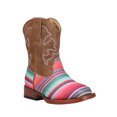 thumbnail image 2 of Roper Girls Glitter Serape Square Toe Cowboy   Mid Calf Boots, 2 of 5
