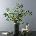 thumbnail image 6 of CreativeArrowy Ficus Leaf Long Branch Banyan Leaves Simulation Plants Home Decoration 1pcs Artificial Eucalytus Green Branches, 6 of 10