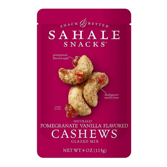 Sahale Snacks Glazed Mix, Pomegranate & Vanilla , 4 Oz