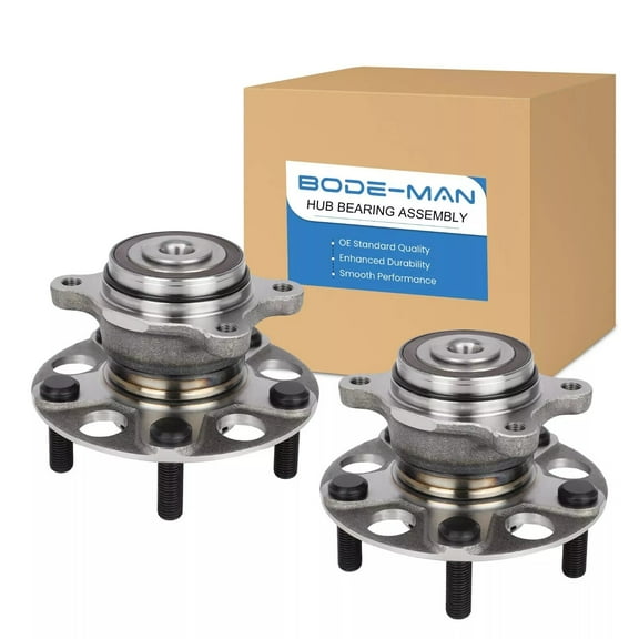 Bode-man Pair Rear Wheel Hub Bearing Assembly for 06-11 Honda Civic (EX, Si, EXS, MUGEN Si, EX-L, Sport) Fits select: 2011 HONDA CIVIC VP