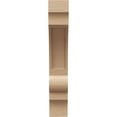 thumbnail image 2 of 3"W x 6"D x 18"H Thin Diane Rough Cedar Woodgrain TimberThane Corbel, Primed Tan, 2 of 6