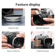 thumbnail image 6 of Lightweighted Camera Lens Shade Cover Adapter Set Easy Installs Lens Shade for Various Lens 37/39/40.5/46/43/49mm, 6 of 8
