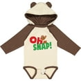 thumbnail image 3 of Inktastic Oh Snap Broken Gingerbread Boys or Girls Long Sleeve Baby Bodysuit, 3 of 5